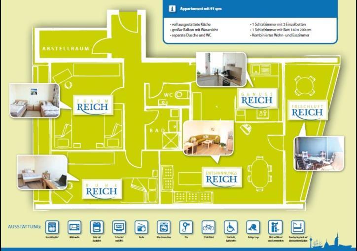 Appartement Aussichtsreich Bremerhaven Eksteriør billede